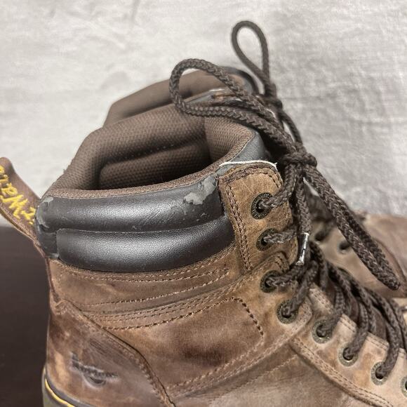 Dr Martens Industrial Ironbridge AW004 Men Size 11 US Brown Steel Toe Work Boots - Picture 2 of 14